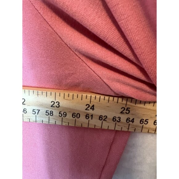 New Directions Womens Curvy Button-Down Tiered Tunic Shirt 3X Pink Long Sleeve - Picture 8 of 8